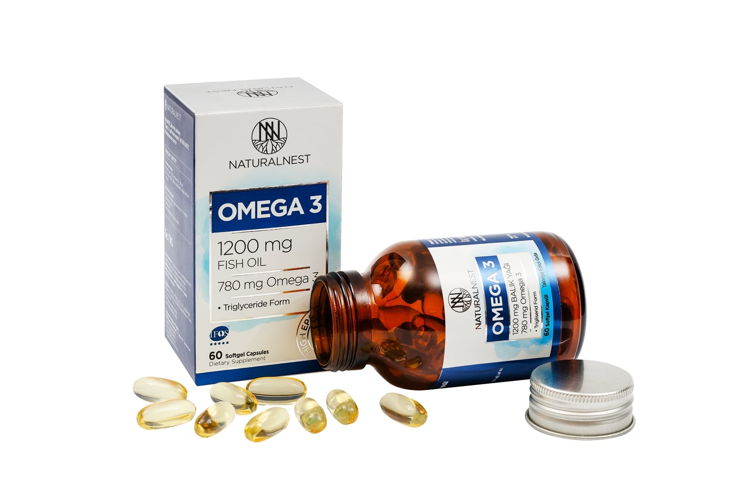 NATURALNEST Omega 3 — той же бренд, риб'ячий жир для ліпідного бар'єру шкіри