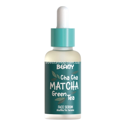 Сыворотка для лица "Матча" с AHA-BHA кислотами Beany, 30 мл 500076 фото