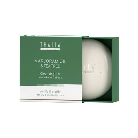 Глубокоочистительное мыло с майораном и чайным деревом Thalia, 110 г 468408 фото