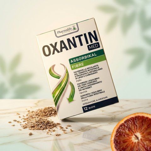 Oxantin Med ASSORBIKAL FIBRE 12 саше &mdash; 5 видів клітковини Pharmalife Research Італія, livestashop