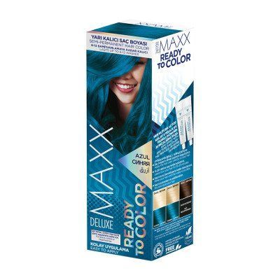 Фарба для волосся MAXX DELUXE Ready to color Блакитний, 2x50 мл 500287 фото