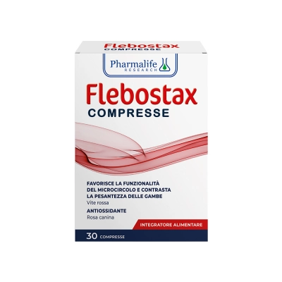 Pharmalife Flebostax 30 таблеток — венозний дует до омеги: гесперидин 600 мг + діосмін 500 мг + кверцетин + рускус для тонусу вен і мікроциркуляції