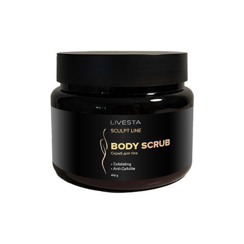 Антицеллюлитный скраб для тела LIVESTA Sculpt Line, 450 г 500344 фото