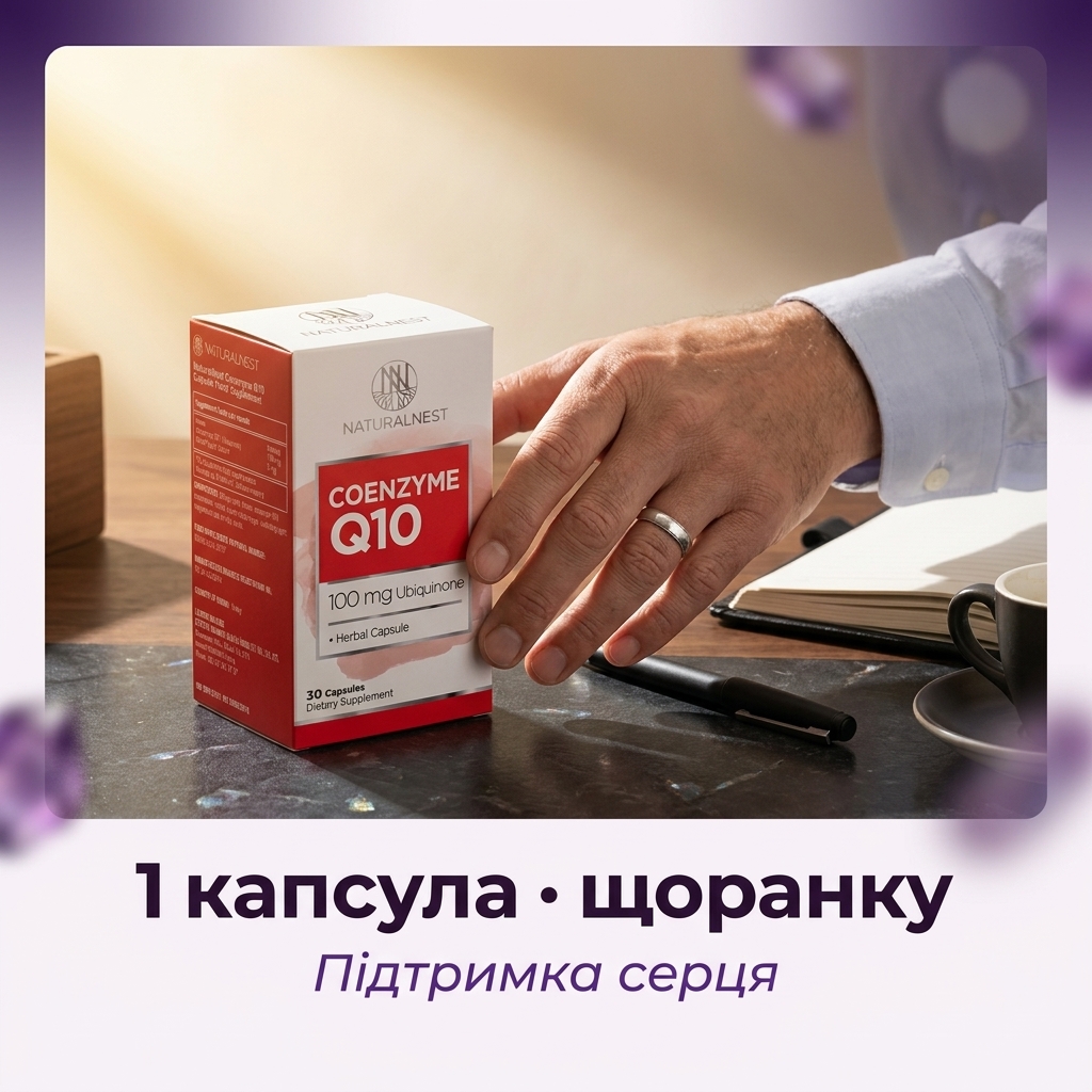 Активний чоловік 50+ на ранковій прогулянці парком — підтримка серцево-судинної системи з NATURALNEST Q10