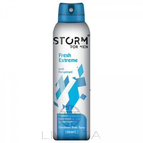 Чоловічий дезодорант-антиперспирант для тела Storm Fresh Extreme, 150 мл 468231 фото