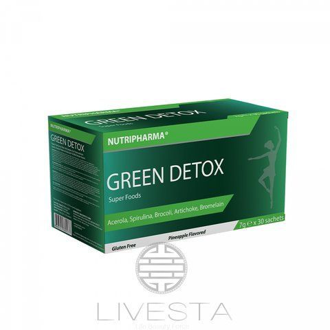 Харчова добавка Суперфуди Green Detox, 30 саше по 7 г 470107 фото