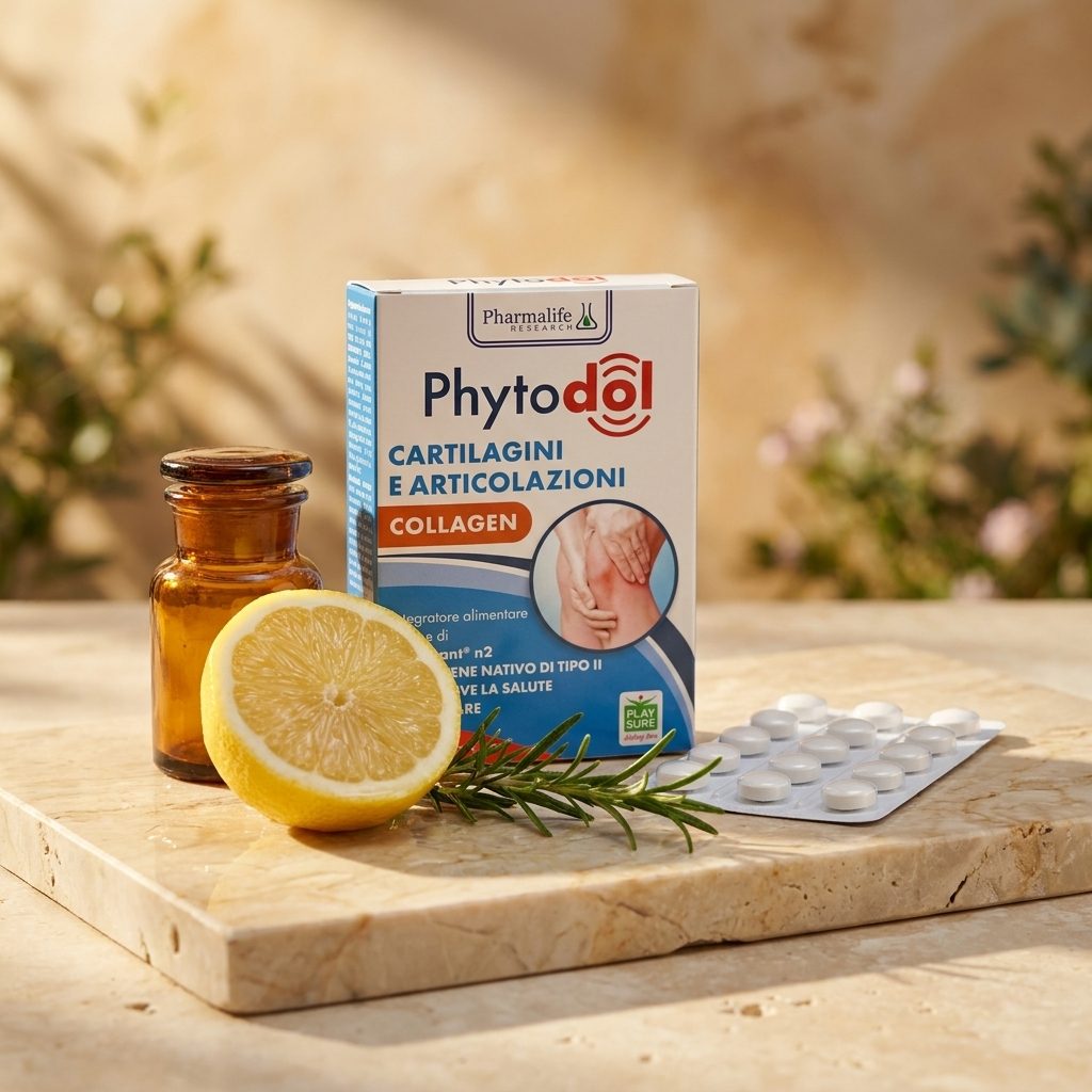 Середземноморський натюрморт з лимонами, розмарином і Phytodol на кремовому мармурі — ранкове світло, livestashop