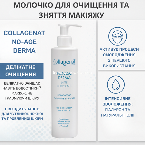 Молочко для очищения и снятия макияжа CollagenaT, 250 мл 468457 фото