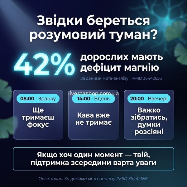 Що прискорює розумовий туман &mdash; 3 моменти одного дня: ранкова концентрація, денний спад, вечірня розсіяність